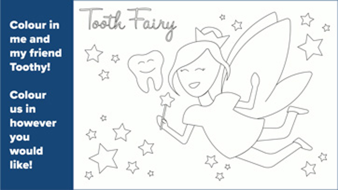 Tooth Fairy Colouring Tiles 362